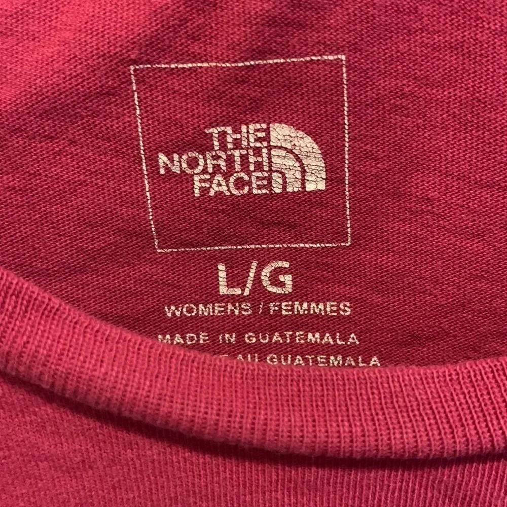 The North Face Womens Pink Cap Sleeve Tee. Size Large. - Picture 2 of 8